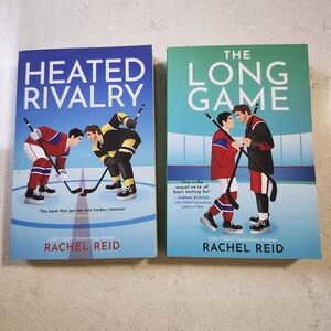 NEW Heated Rivalry and The Long Game hockey romance set by Rachel Reid Paperback